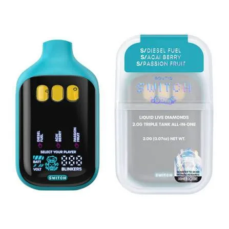 Boutiq Switch V5 GUM | Diesel Fuel x Acai Berry x Passion Fruit | 2g | AIO (S/S/S) by Boutiq