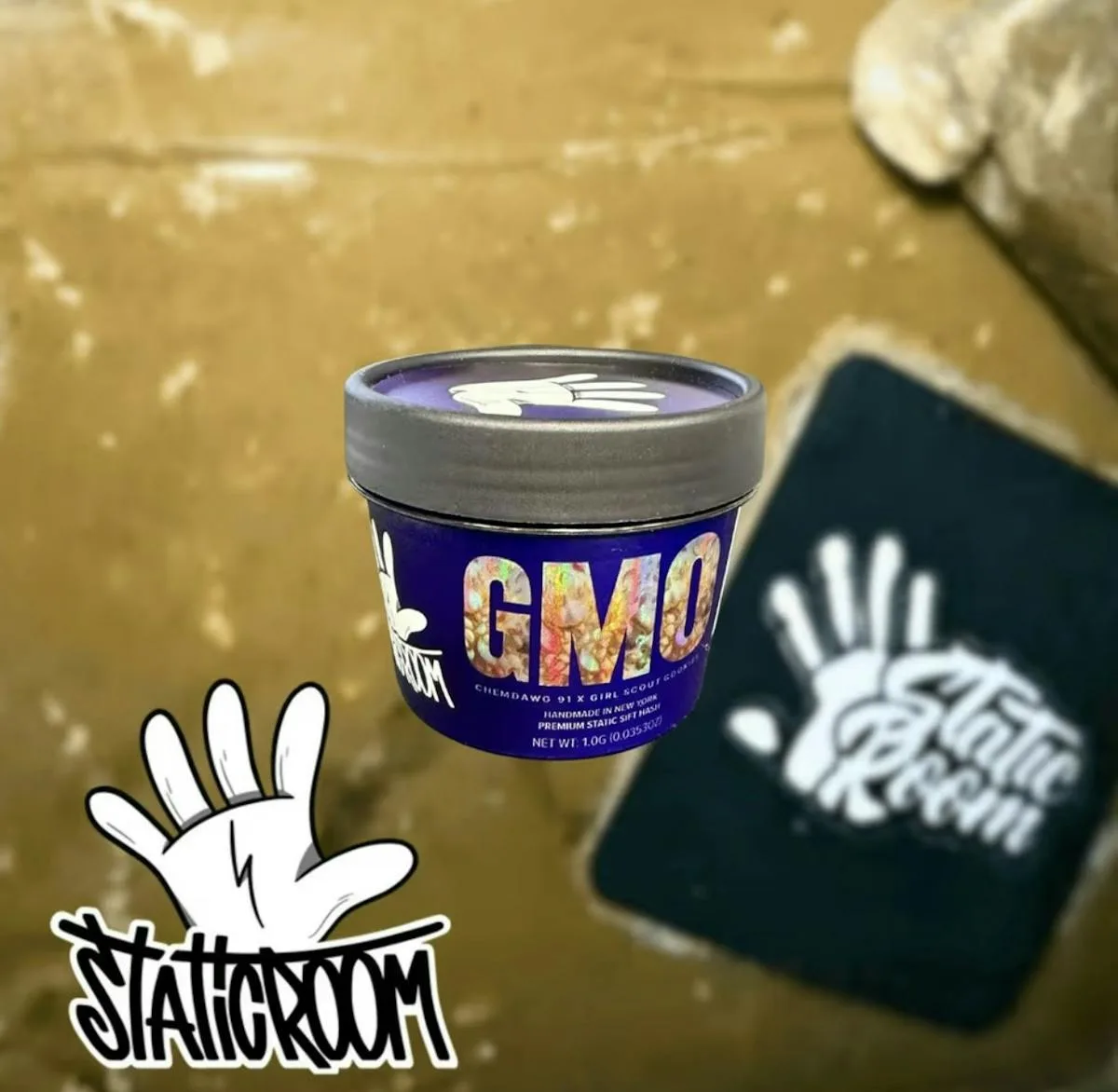 Static Room | GMO | Premium Sift Hash | 1g (I) by Static Room